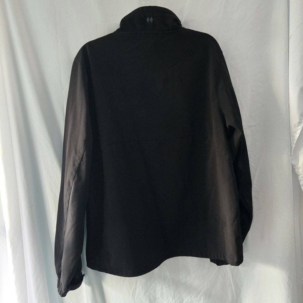 Black Diamond Jacket Double Diamond Men's XL Softshell Full Zip Fleece Lined‎ - Picture 6 of 13